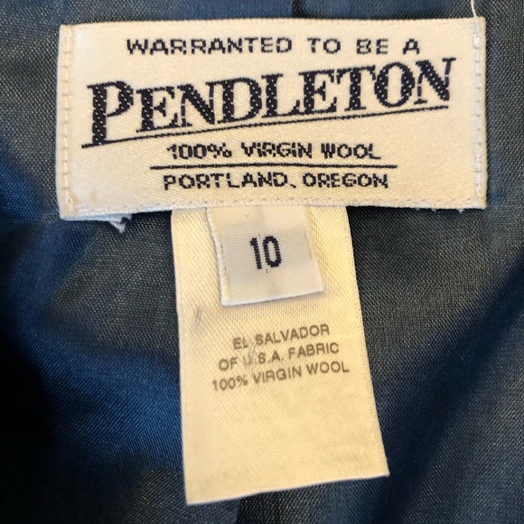 Pendleton 100% Wool Classic 2-Button Jacket 10 - Picture 3 of 6